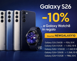 Galaxy S26, sconto del 10% e Watch8 in regalo