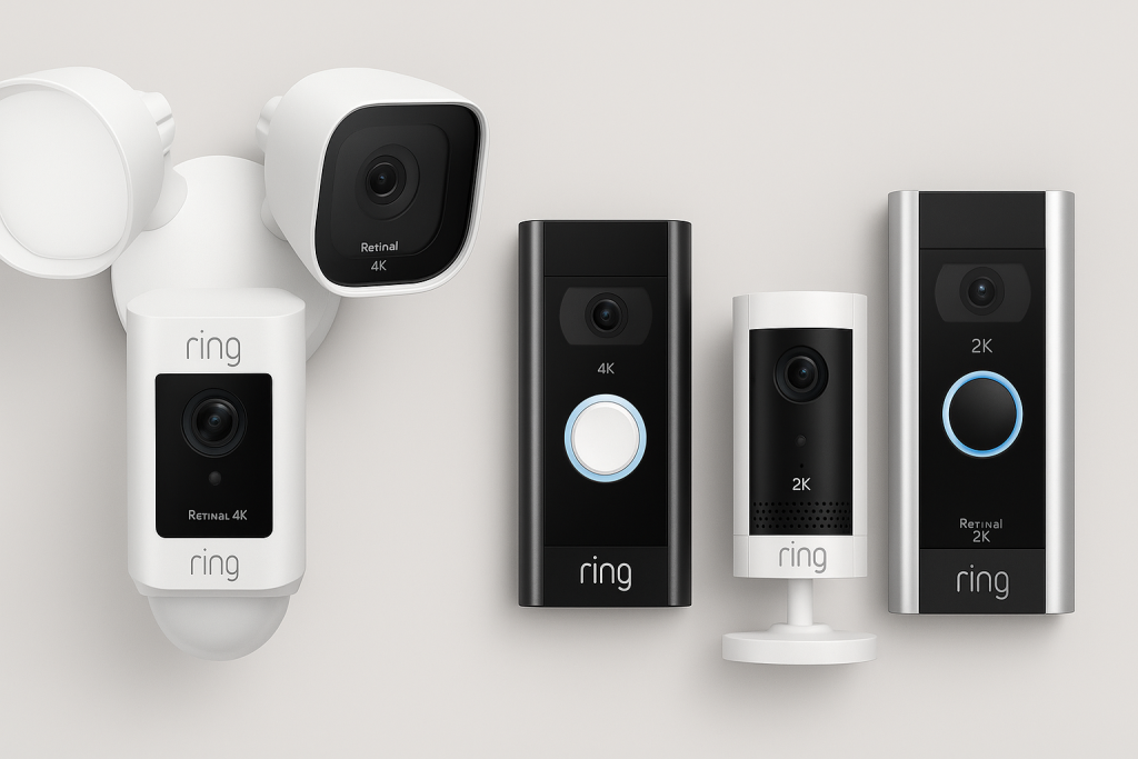 Retinal Vision: Ring porta la nuova gamma di videocamere e videocitofoni 4K e 2K in Italia