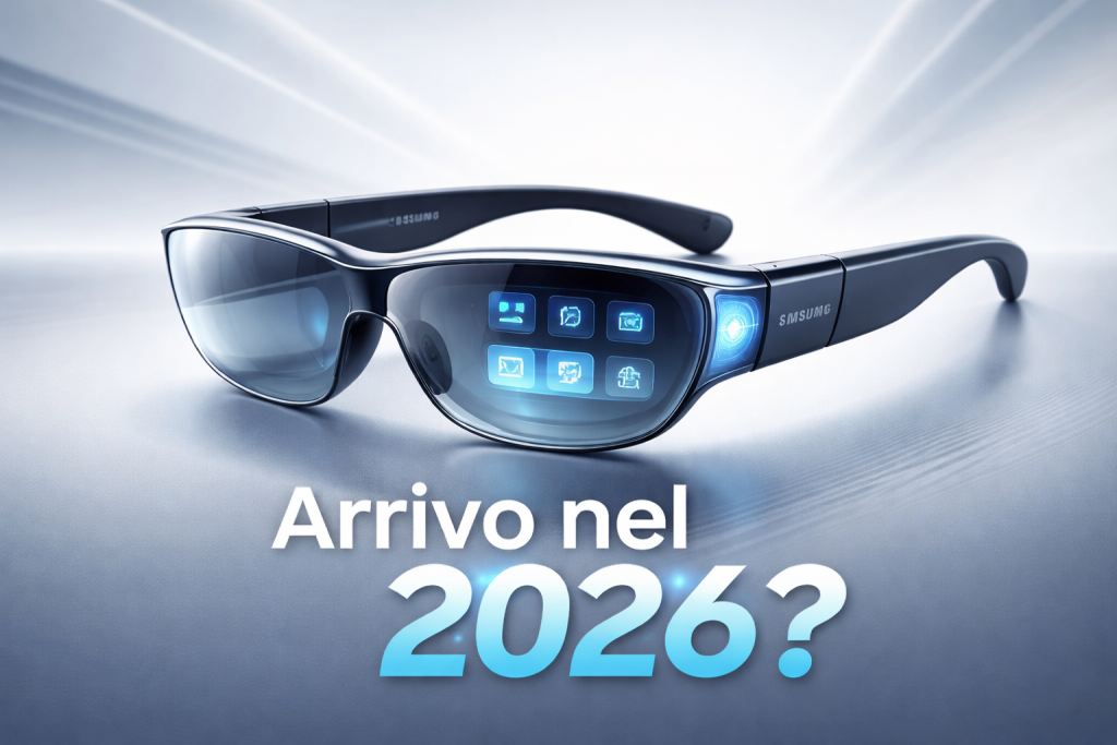 Samsung smart glasses arriveranno nel 2026