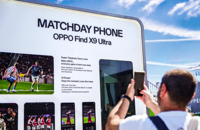 Oppo Champions League: calcio e imaging