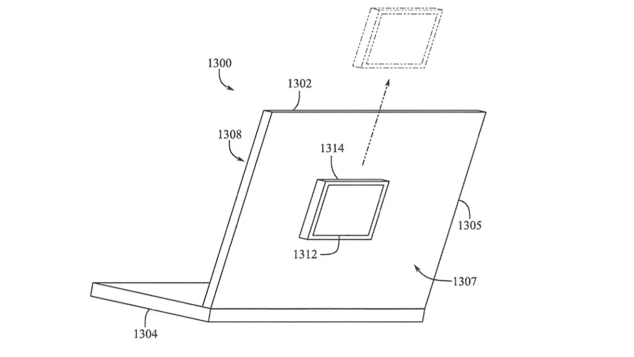 Apple brevetta un'idea di fotocamera MacBook che potrebbe eliminare il notch