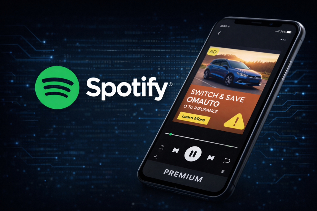 Spotify Premium pubblicità: solo un errore?