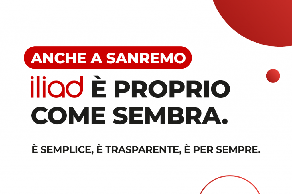 iliadclub Sanremo: trasparenza senza filtri