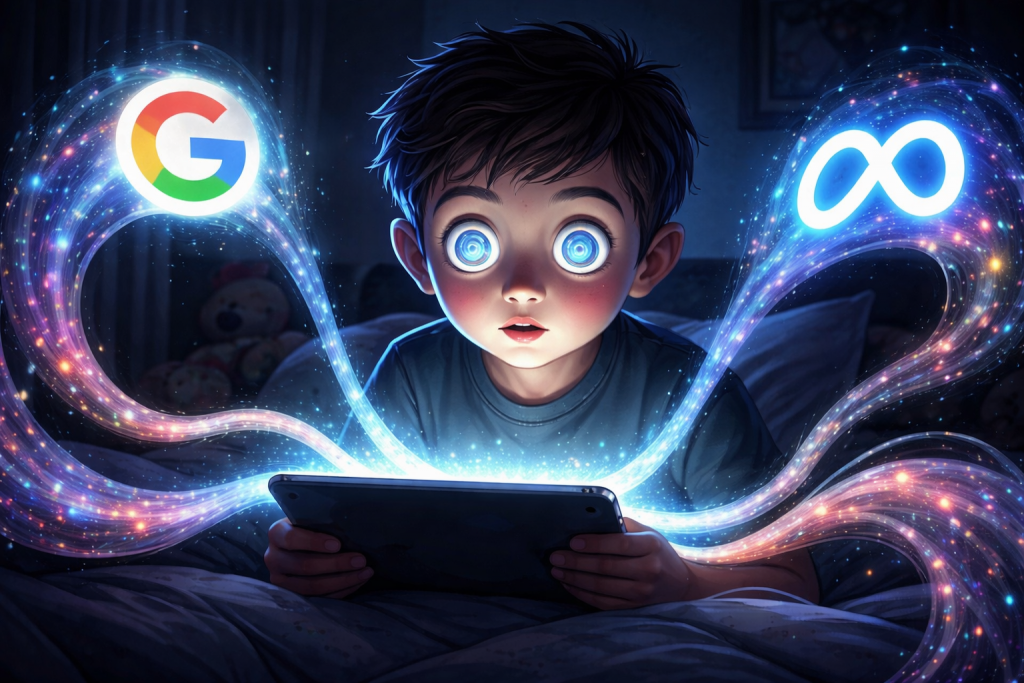 Processo dipendenza social: Meta e Google