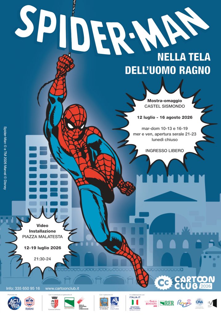 Mostra Spider-Man a RiminiComix: omaggio all’Uomo Ragno