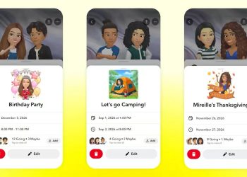 Snapchat Plans trasforma le chat in inviti ed eventi