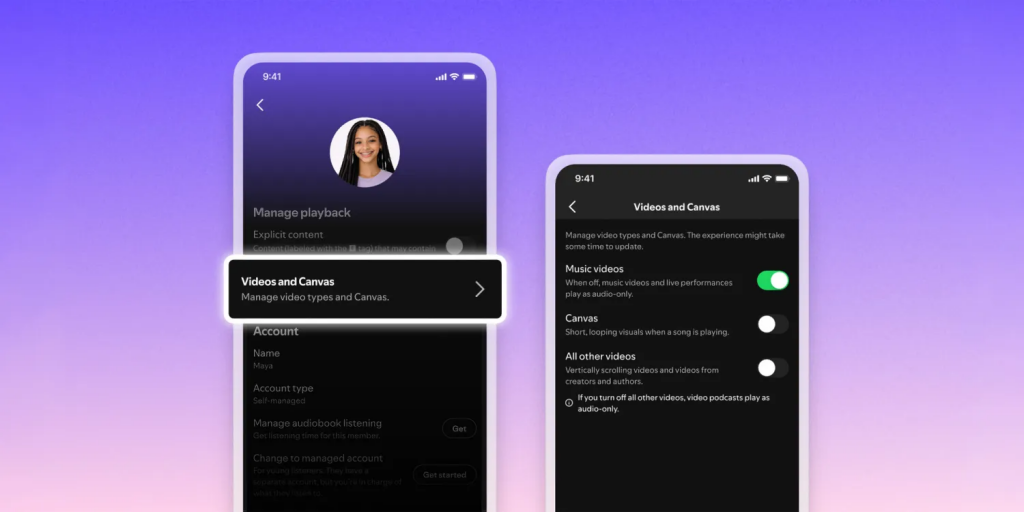 Spotify audio: nuova modalità senza distrazioni