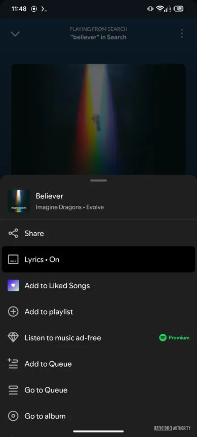 Spotify testi in primo piano: novità “Now Playing”