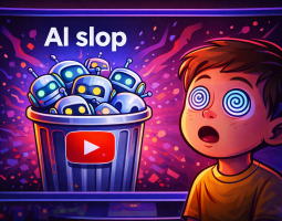 YouTube AI slop: allarme video per bimbi
