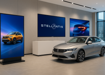Samsung digitalizza le concessionarie Stellantis con 23.000 display intelligenti