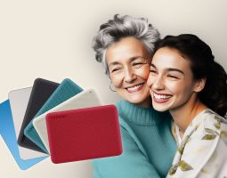 Toshiba Canvio: hard disk colorati per la festa della mamma