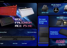 ROG Falchion Ace 75 HE, tastiera gaming da 8000 Hz