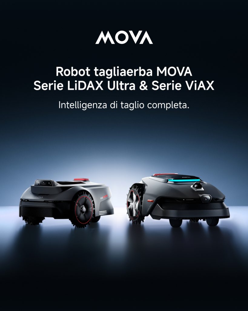 MOVA LiDAX Ultra e ViAX: tosaerba AI