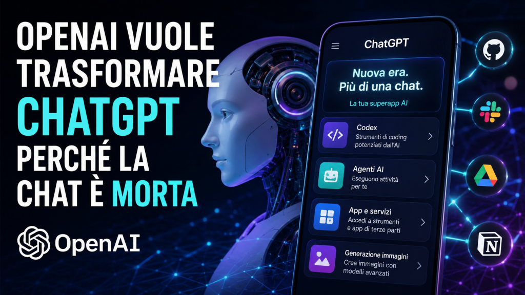 OpenAI vuole trasformare ChatGPT perché la chat è morta