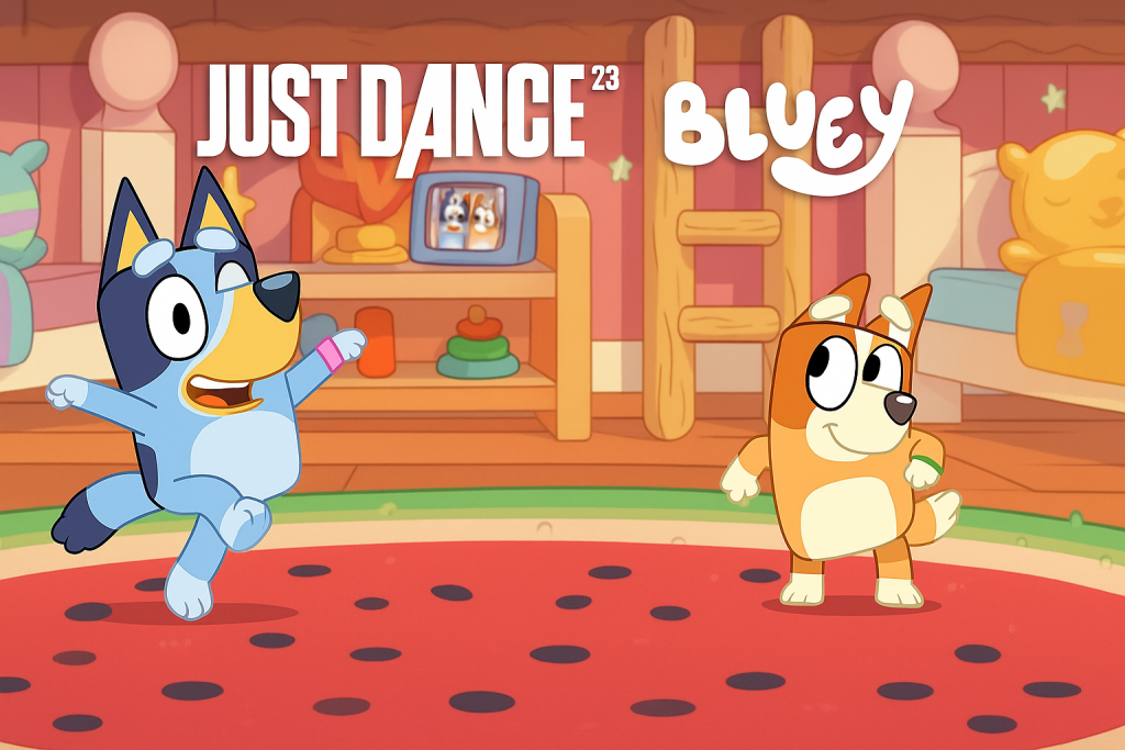 Bluey debutta in Just Dance 2026