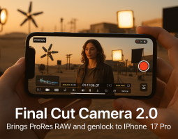 Final Cut Camera 2.0 porta ProRes RAW e genlock su iPhone 17 Pro