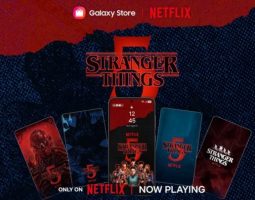 Stranger Things per Galaxy: tema Samsung-Netflix
