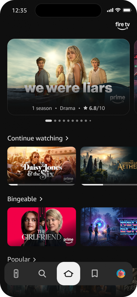 Fire TV app mobile trasforma lo smartphone in hub
