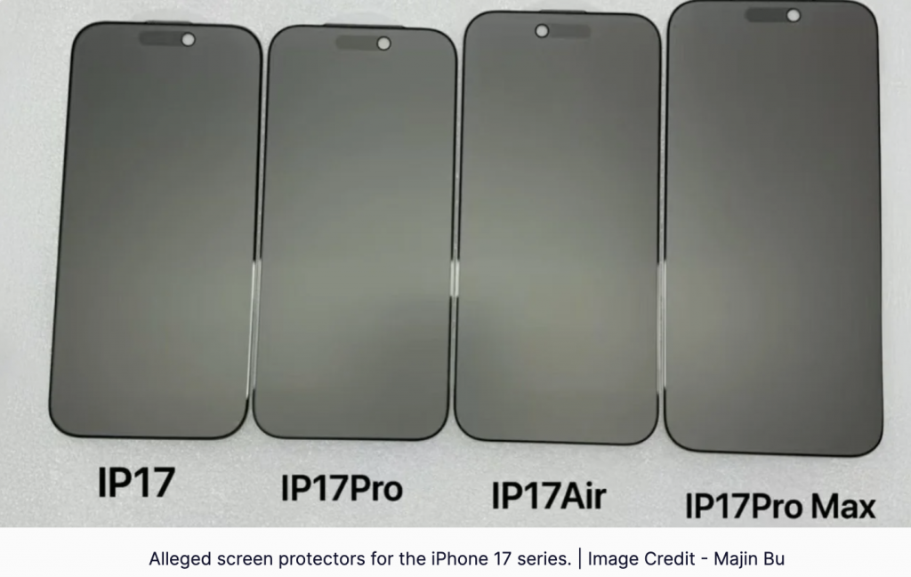 iPhone 17 Air avrà la selfie cam a sinistra