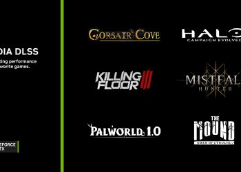 DLSS 4.5 cresce con Halo, Palworld e Corsair Cove
