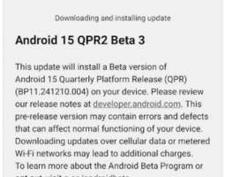 Android 15 QPR2 Beta 3 è online con vari bug fix