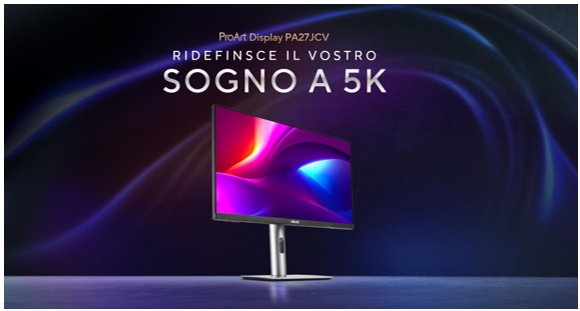 ASUS ProArt Display PA27JCV: progettato per i content creator