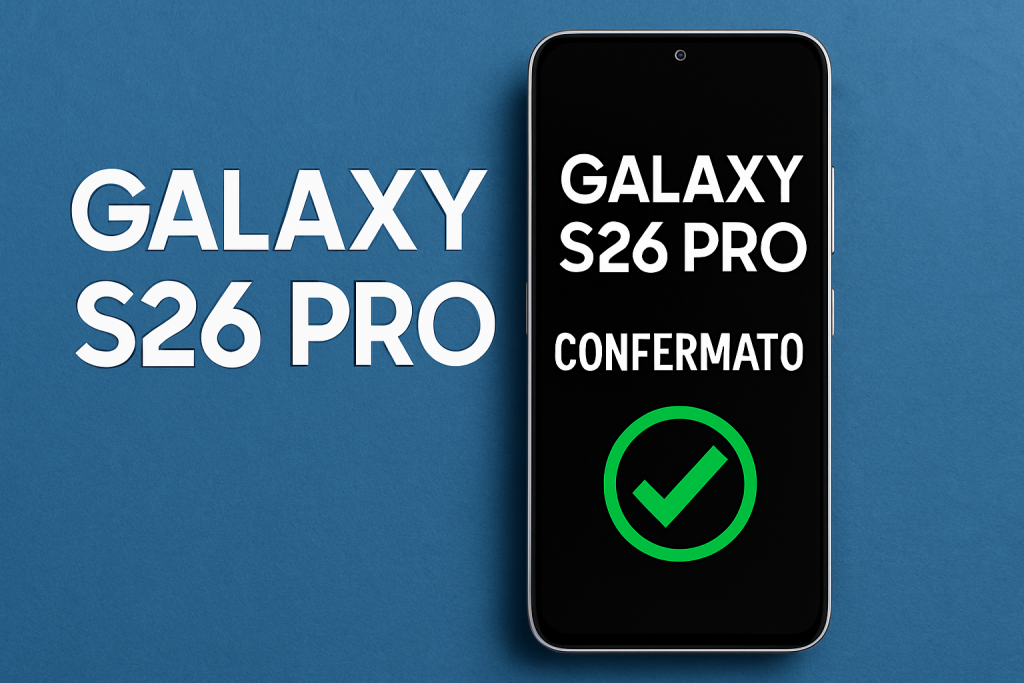 Galaxy S26 Pro ufficiale: confermato il cambio nome