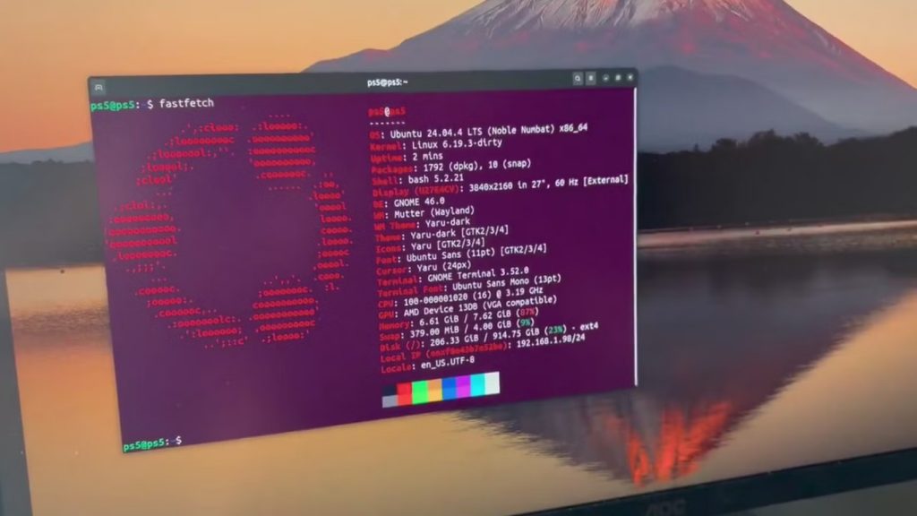 PS5 Linux: GTA 5 gira con addirittura il ray tracing