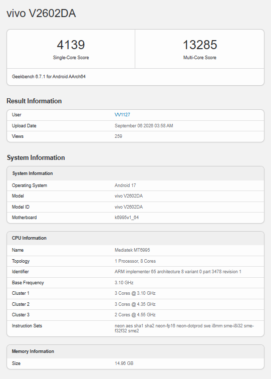 iPhone 18 Pro vola su Geekbench con A20 Pro