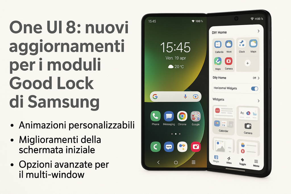 One UI 8: novità per i moduli Good Lock di Samsung