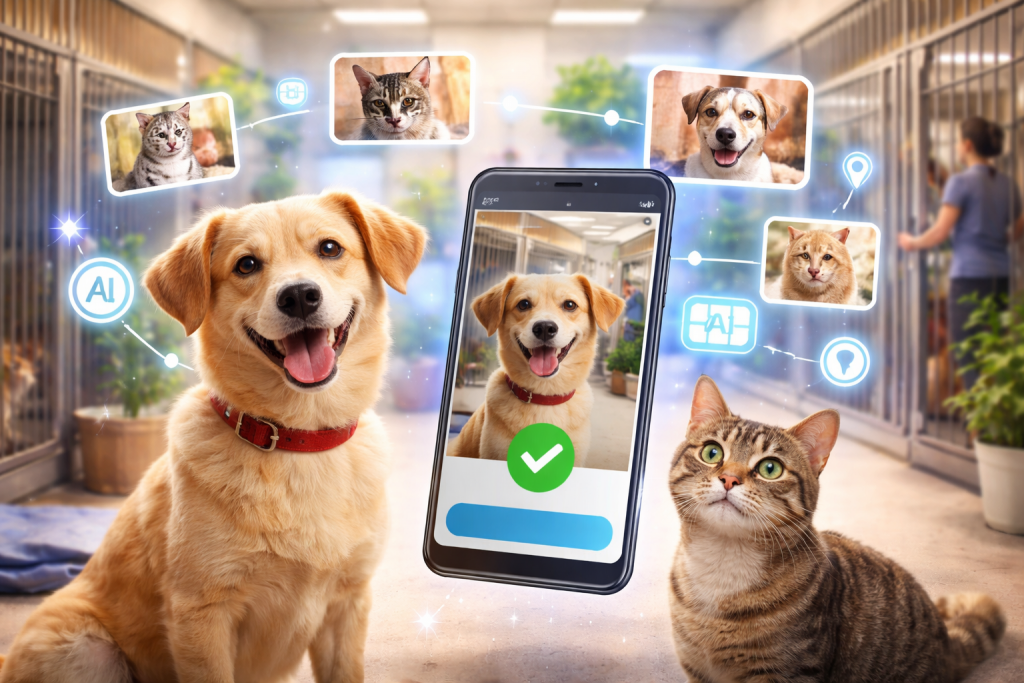 AI ritrova animali smarriti