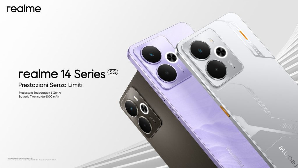 realme 14 batteria da campione e design futuristico