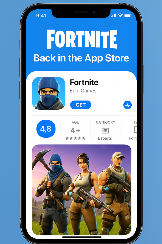 Fortnite torna ufficialmente su App Store: Epic Games vince