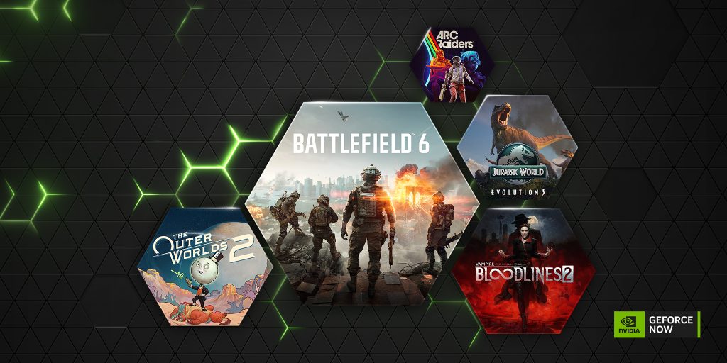 GeForce NOW ottobre 2025: 17 nuovi giochi e potenza RTX 5080 nel cloud