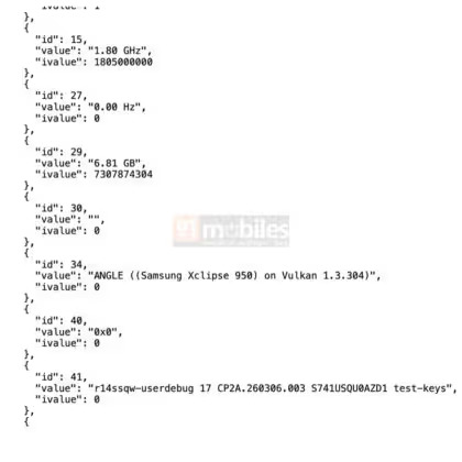 Galaxy S26 FE compare su Geekbench