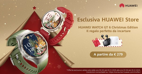 Huawei Natale 2025 : offerte e sconti per tutti