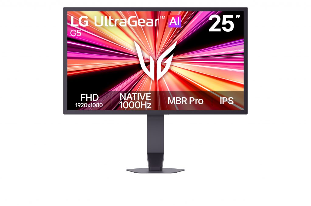 LG UltraGear 25G590B: 24,5 pollici e refresh da 1000 Hz