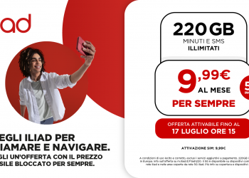 Iliad lancia FLASH 150 e FLASH 220: giga a volontà per l’estate