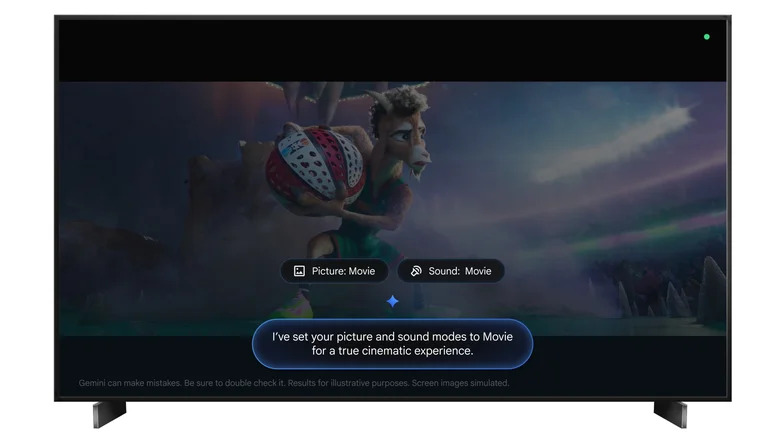 Gemini Google TV cambia immagine e audio