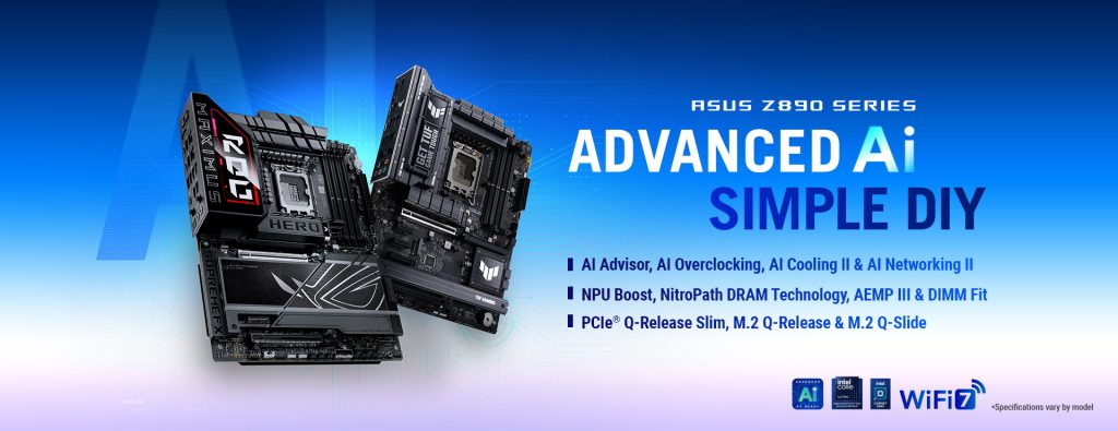 ASUS porta i Core Ultra 200S Plus sulle Intel 800