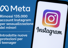 Meta rimuove 135.000 account Instagram per "sessualizzazione dei minori"
