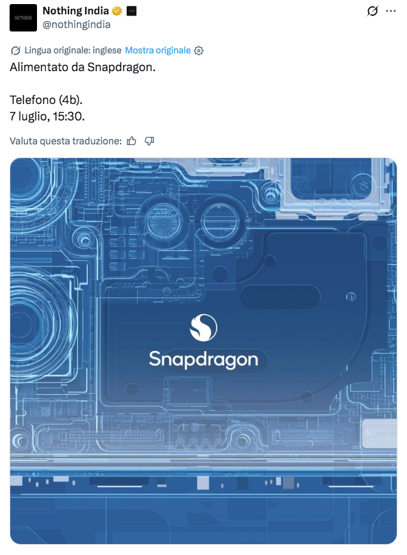 Nothing Phone 4b: Nothing conferma il chip Snapdragon