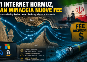 Cavi internet Hormuz: l’Iran minaccia nuove fee