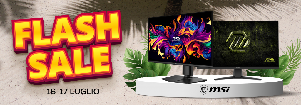 MSI Flash Sale Amazon: monitor fino al 50%
