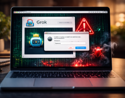 Fake di Grok AI usato per infettare alcuni Mac