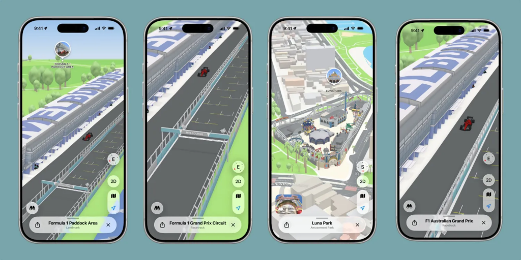 Apple Maps F1 2026: ora l'app segue meglio i circuiti