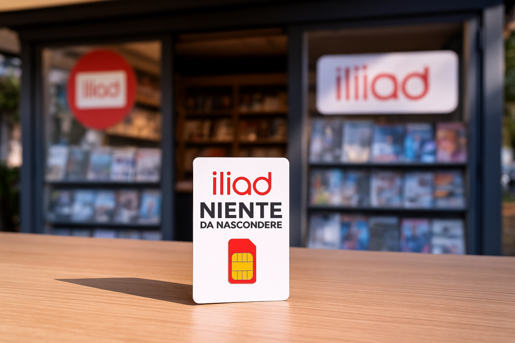 Iliad porta le SIM Express anche in edicola
