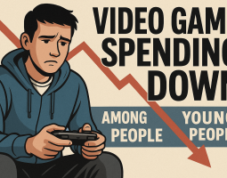 Spesa videogiochi giovani in calo: -25% negli USA