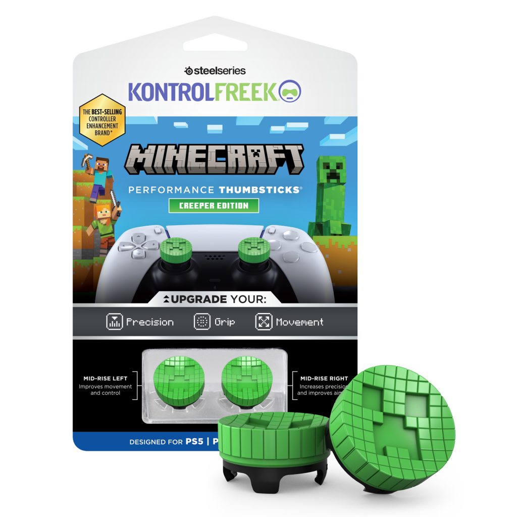 KontrolFreek Minecraft Creeper Edition, thumbsticks Minecraft, thumb grips Switch 2, accessori controller PS5, levette antiscivolo, grip per Xbox, controller migliorati, KontrolFreek Nintendo Switch, performance gaming, Creeper Edition, controller ergonomici, KontrolFreek Switch 2, levette per precisione, comfort gaming, migliora mira Minecraft, KontrolFreek PS5, antiscivolo Joy-Con, Minecraft accessori gaming, controller Xbox Series, gaming accessori 2025
