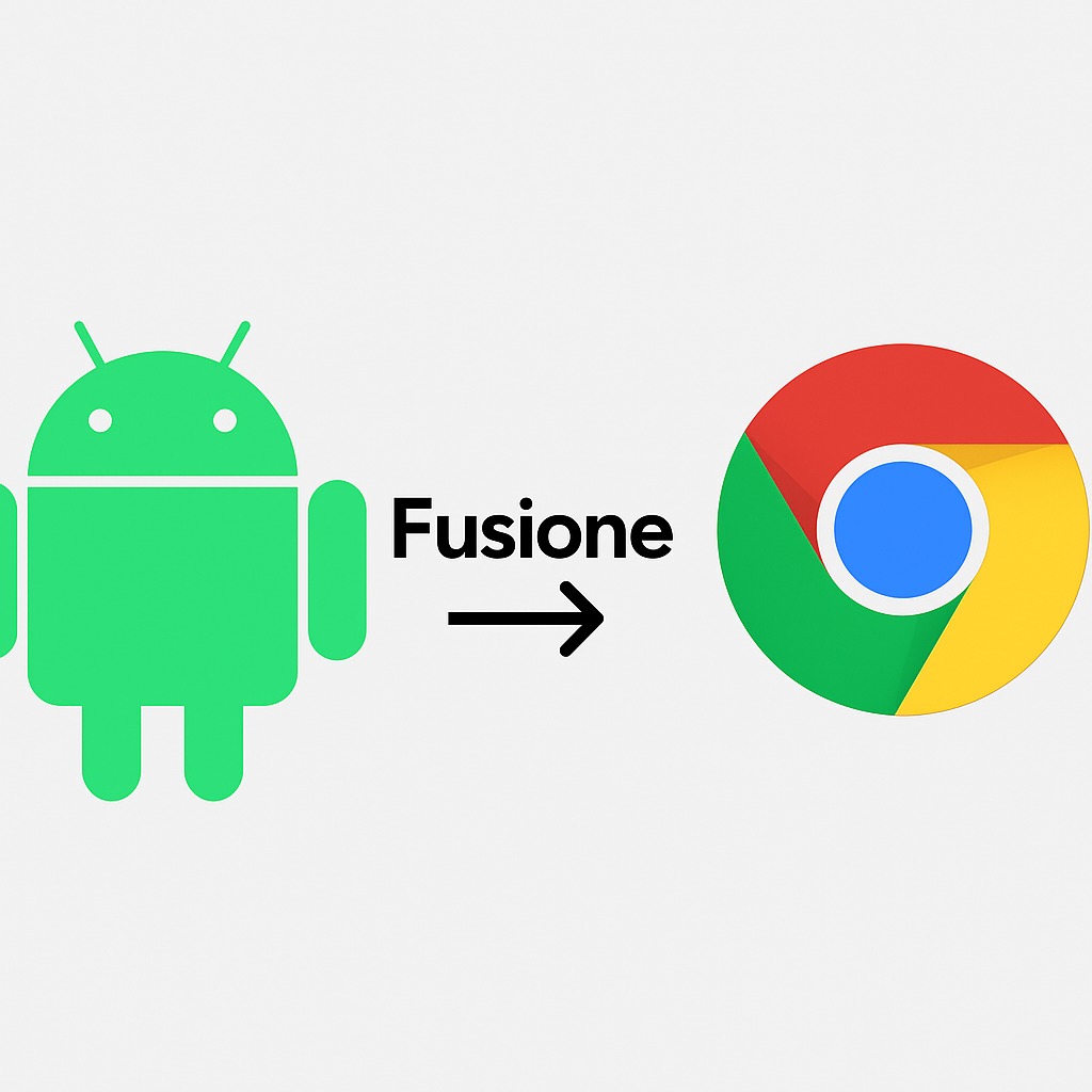 Google fonde Android e ChromeOS in un’unica piattaforma